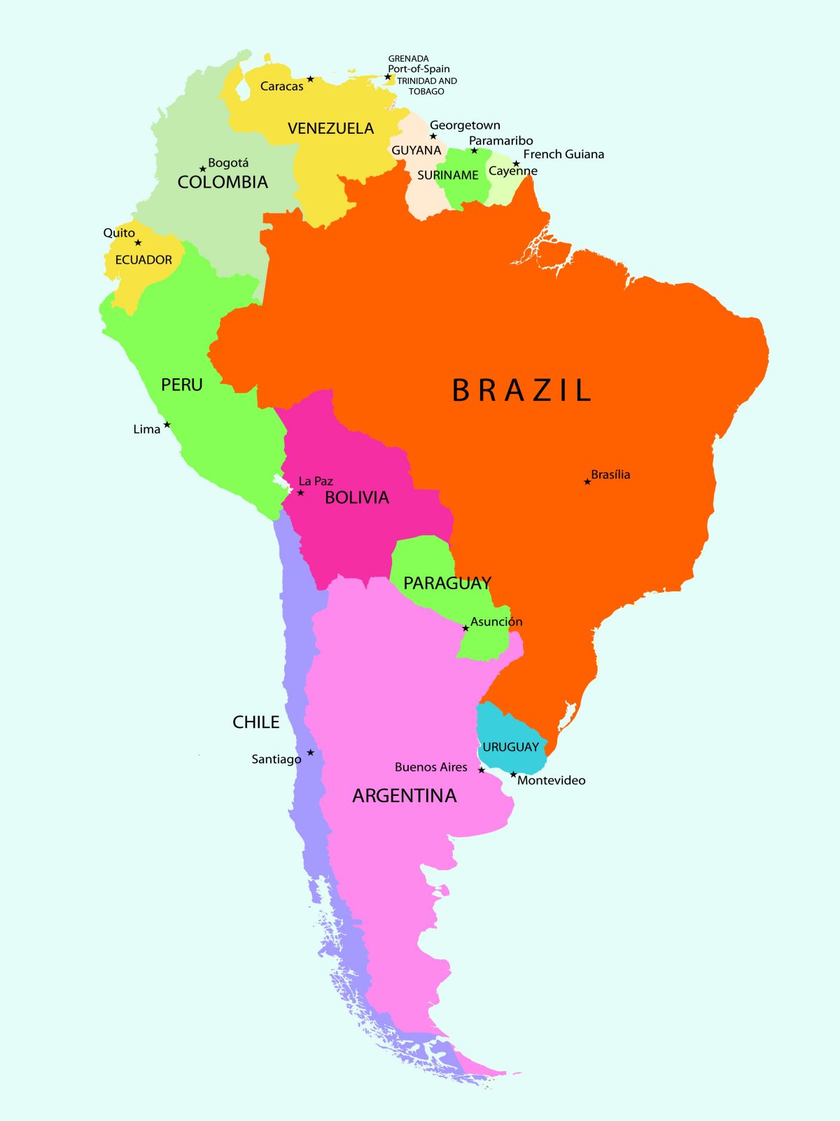 must visit countries in south america